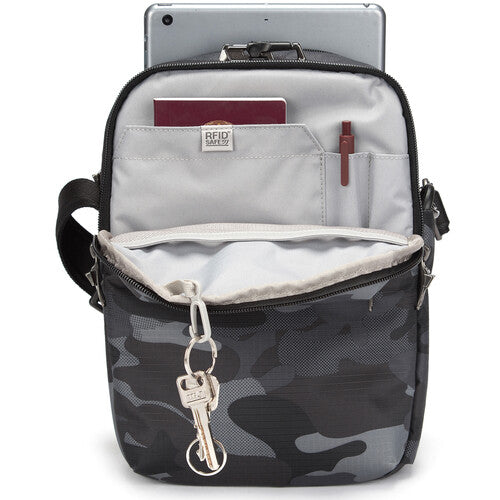 Pacsafe X Vertical Recycled Crossbody Bag