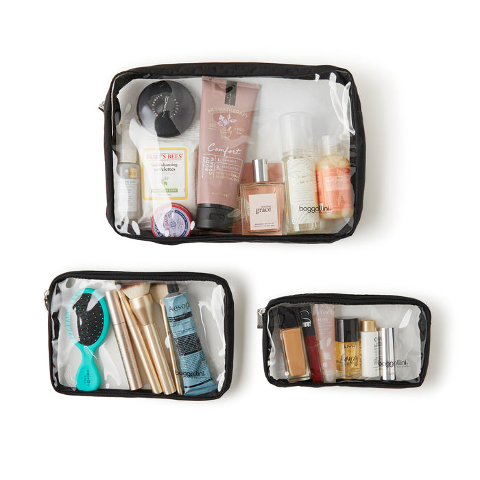 Baggallini Clear Toiletry Pouches