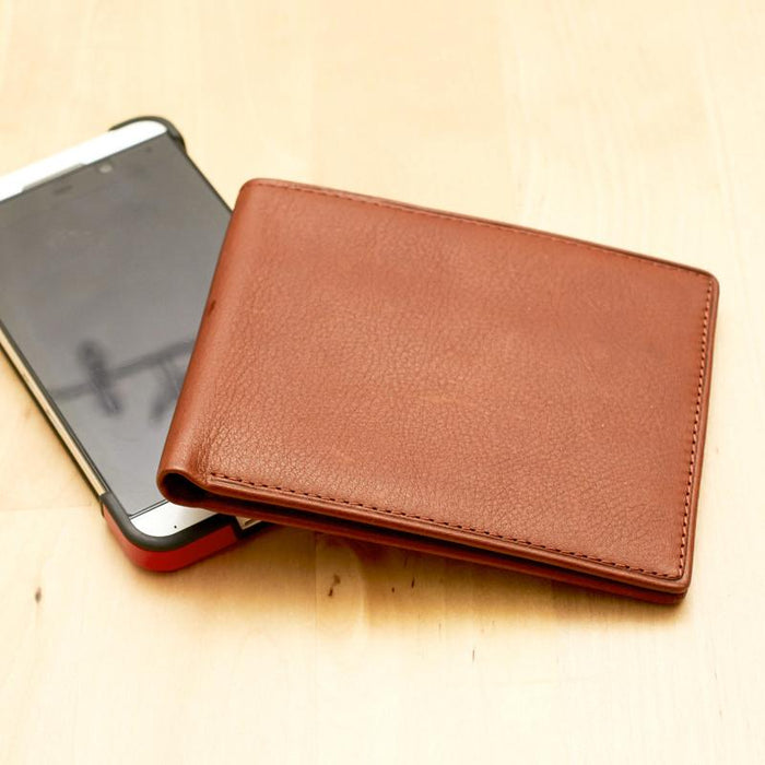 Leather Thin-Fold RFID Blocking Wallet - Jet-Setter.ca