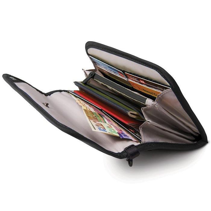 Pacsafe® RFIDsafe™ V250 Anti-theft RFID blocking travel wallet - Jet-Setter.ca